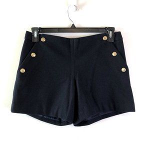 Anthropologie Cartonnier Mainsail Navy Wool Shorts